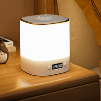 Moderne rechteckige LED-Wecker-Tischlampe