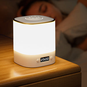 Moderne rechteckige LED-Wecker-Tischlampe