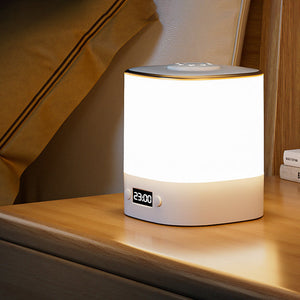 Moderne rechteckige LED-Wecker-Tischlampe