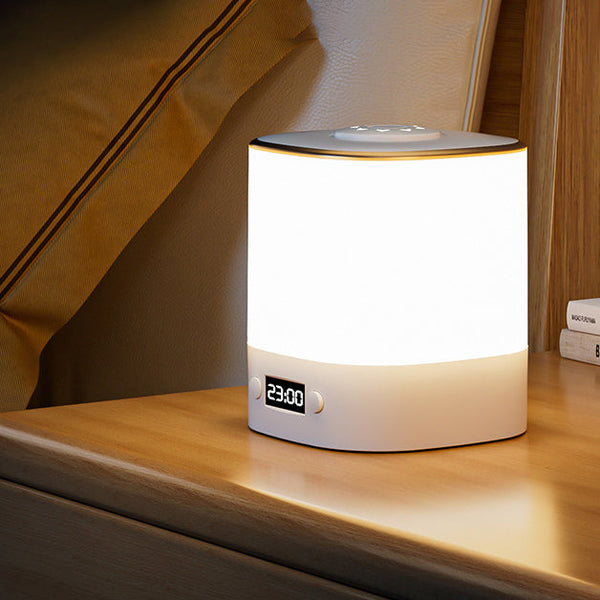 Moderne rechteckige LED-Wecker-Tischlampe