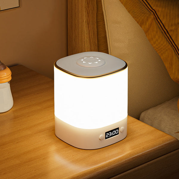 Moderne rechteckige LED-Wecker-Tischlampe
