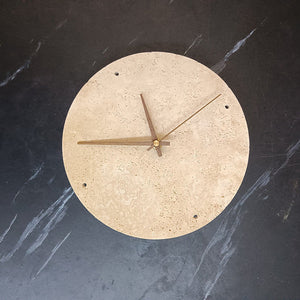 Minimalistische Strukturierte Runde LED-Wanduhr