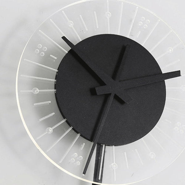 LED wanduhr Mit Kreisförmigem Pendel