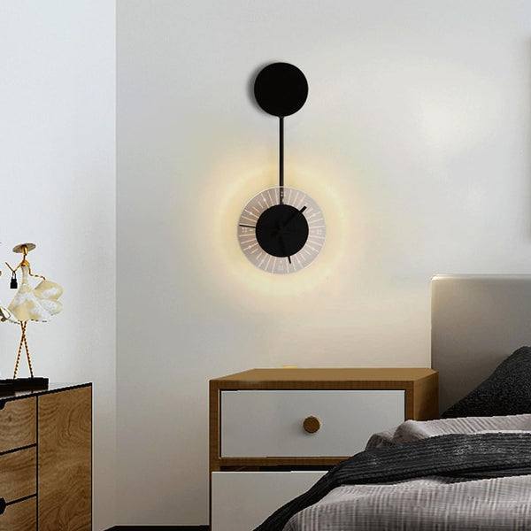 LED wanduhr Mit Kreisförmigem Pendel