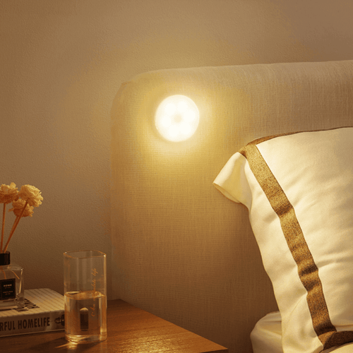 Wiederaufladbare LED-Wandleuchte mit Bewegungssensor
