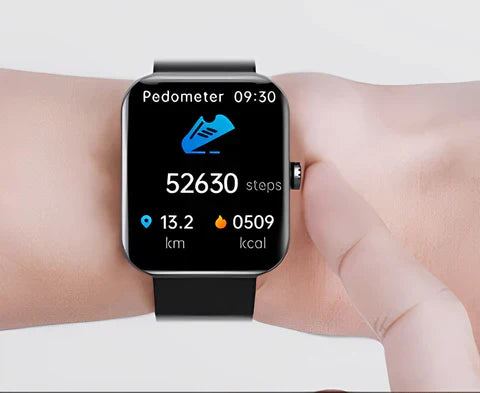 Smartwatch mit Schrittzähler und Fitness-Tracking