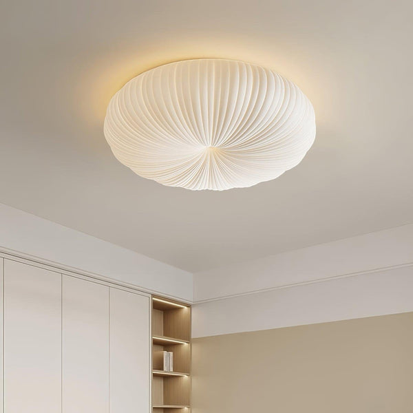 Moderne LED-Deckenleuchte mit Plissee-Design