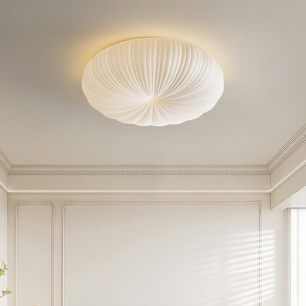 Moderne LED-Deckenleuchte mit Plissee-Design