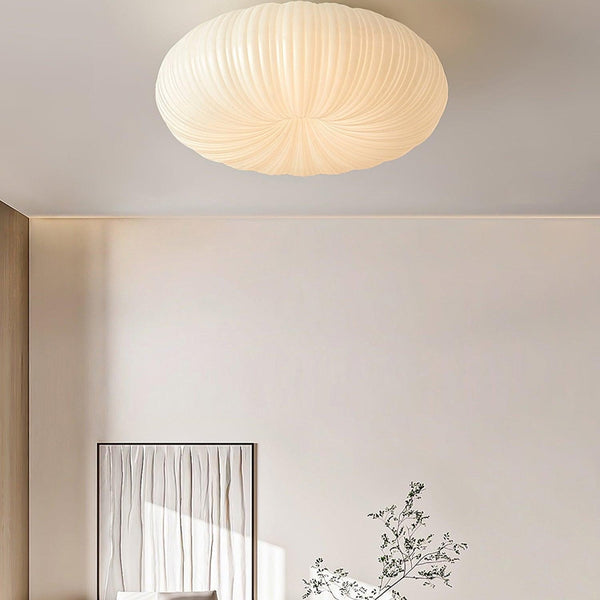 Moderne LED-Deckenleuchte mit Plissee-Design