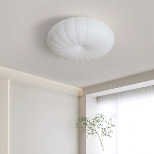 Moderne LED-Deckenleuchte mit Plissee-Design