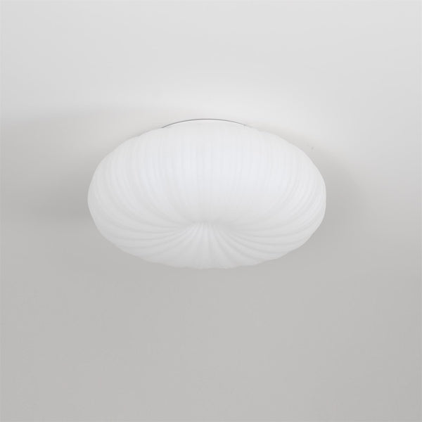 Moderne LED-Deckenleuchte mit Plissee-Design