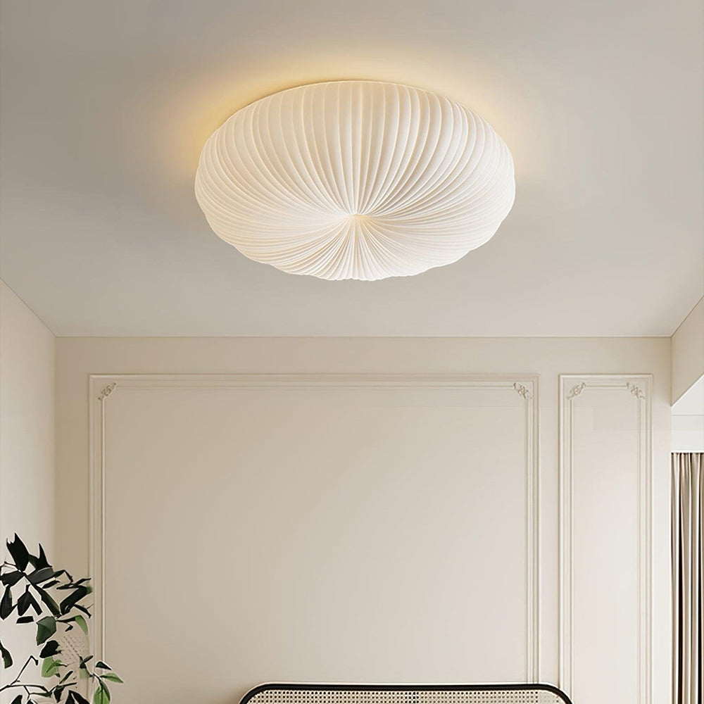 Moderne LED-Deckenleuchte mit Plissee-Design