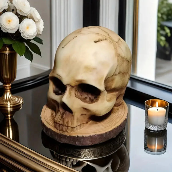Halloween Deko Totenkopf Messerhalter