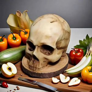 Halloween Deko Totenkopf Messerhalter