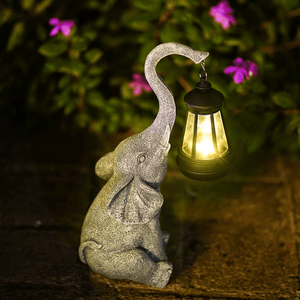 Charmante Elefant Solar Gartenlampe