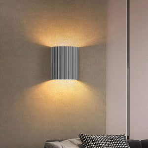 Moderne gerippte Wand LED-Wandleuchte