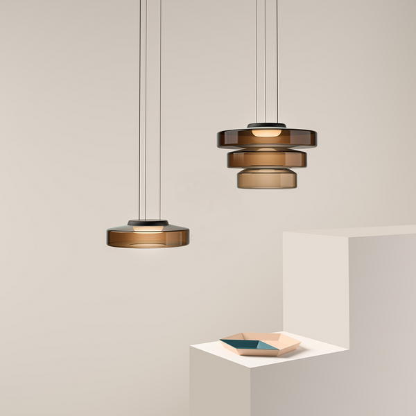 Moderne Geschichtete LED-Pendelleuchte