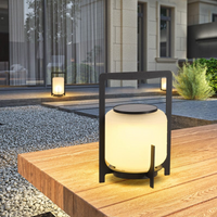 Solarbetriebene LED-Außenlampe mit Bewegungssensor