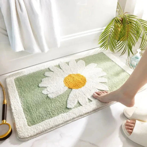 Weiche Florale Badematte