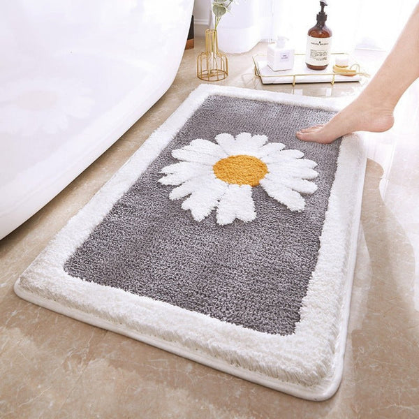 Weiche Florale Badematte
