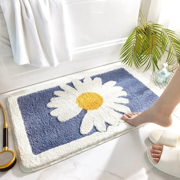 Weiche Florale Badematte