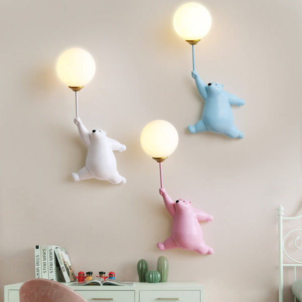 Ballon Bär Adorable Nachtlicht Wandlampe
