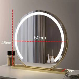 Schminktischspiegel mit LED-Leuchten