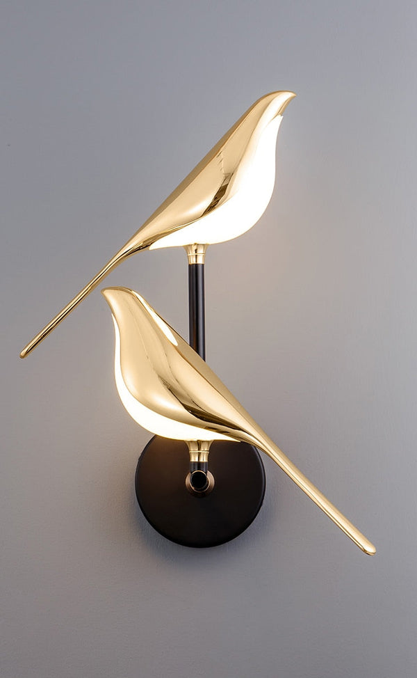 Variant image for Moderne LED Wandleuchte Innen im Vogel-Design für stilvolle Wohnräume-2