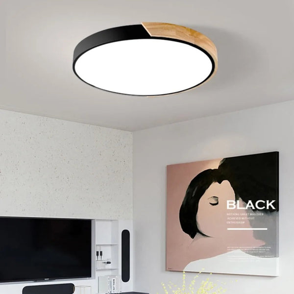 Kreisförmige LED-Deckenleuchte für Wohn- und Schlafzimmer