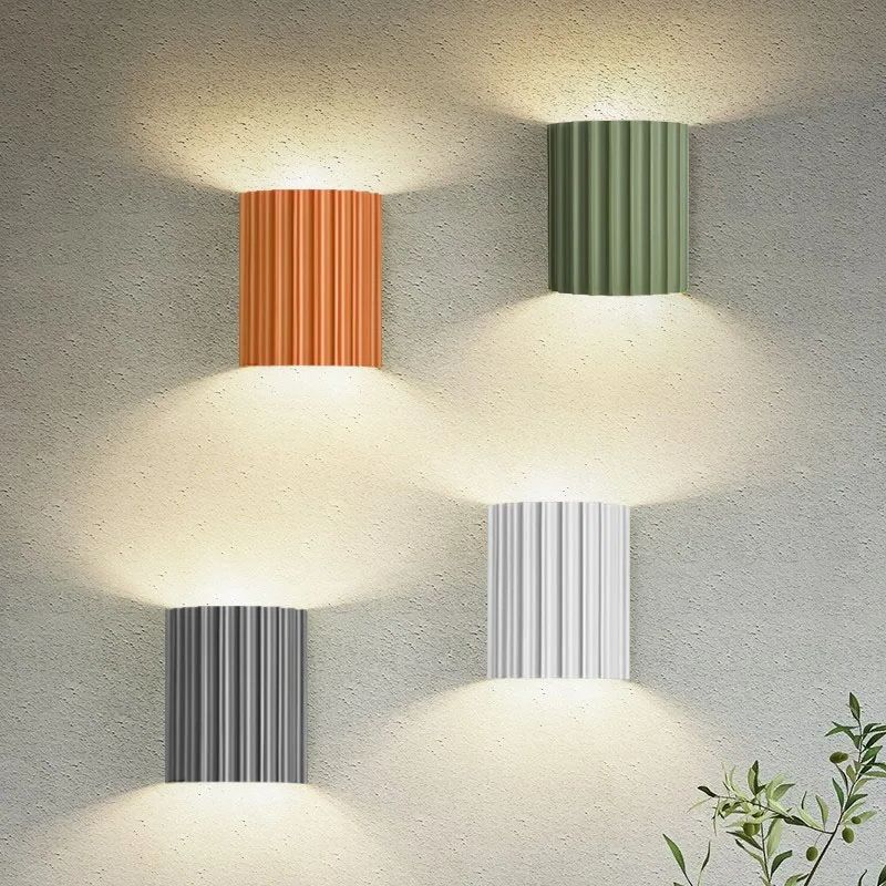 Moderne gerippte Wand LED-Wandleuchte