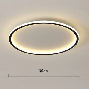 Variant image for Runde LED Deckenleuchte im Skandinavischen Design für Wohnzimmer und Schlafzimmer-16