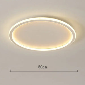 Variant image for Runde LED Deckenleuchte im Skandinavischen Design für Wohnzimmer und Schlafzimmer-30