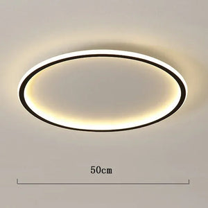 Variant image for Runde LED Deckenleuchte im Skandinavischen Design für Wohnzimmer und Schlafzimmer-25