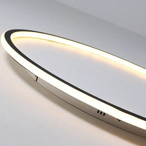 Runde LED Deckenleuchte im Skandinavischen Design für Wohnzimmer und Schlafzimmer