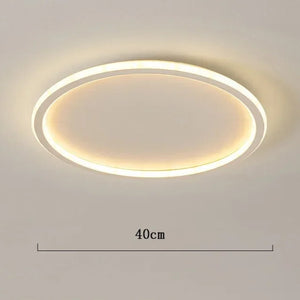 Variant image for Runde LED Deckenleuchte im Skandinavischen Design für Wohnzimmer und Schlafzimmer-17