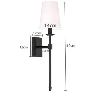 Weinlese inspirierte LED-Wandleuchte