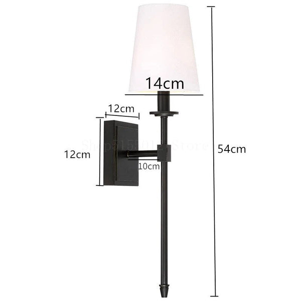 Weinlese inspirierte LED-Wandleuchte