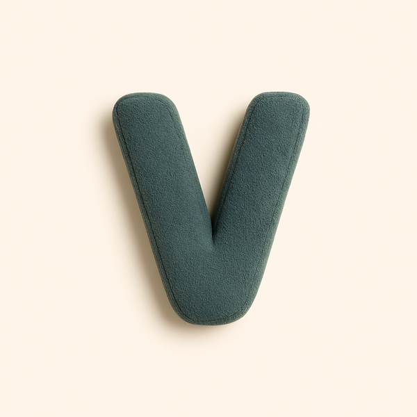 Weiches Buchstaben Kissen