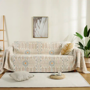 Mandala Boho Wende-Überwurfdecke