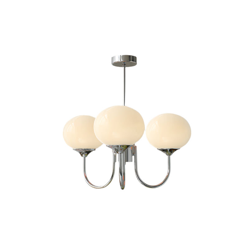 Elegante Moderne Deckenleuchte mit Glasschirmen