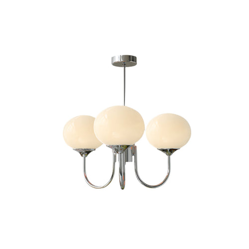 Elegante Moderne Deckenleuchte mit Glasschirmen