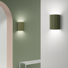 Moderne Zylinder-Wandleuchte mit Rippen
