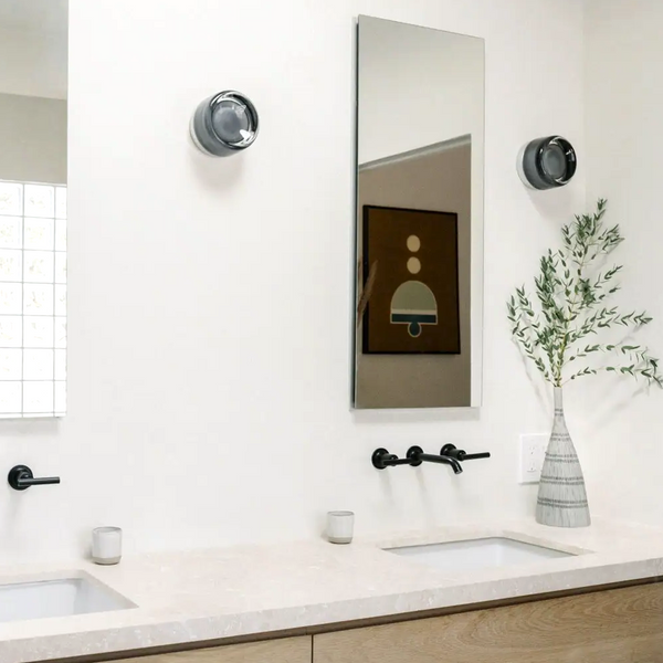 Moderne Glasscheibe Wand LED-Leuchten