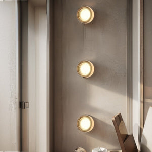 Moderne Glasscheibe Wand LED-Leuchten
