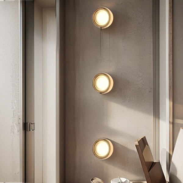 Moderne Glasscheibe Wand LED-Leuchten