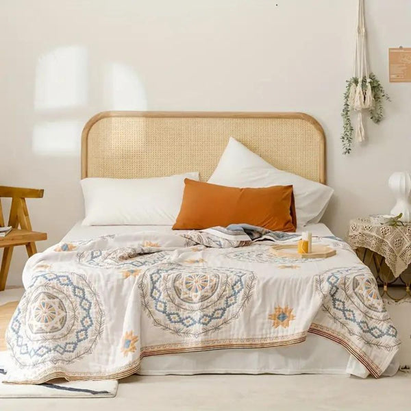Boho-Druck-Wende Überwurfdecke