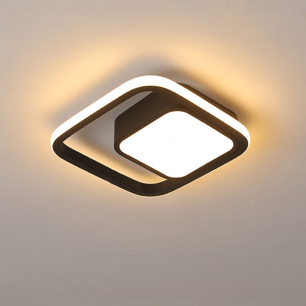 Minimalistische LED Deckenleuchte Im Halo Design
