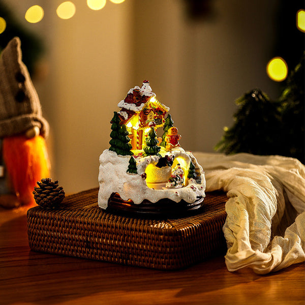 LED Lichter Weihnachts Dorf Haus