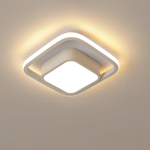 Minimalistische LED Deckenleuchte Im Halo Design