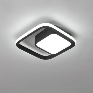 Minimalistische LED Deckenleuchte Im Halo Design